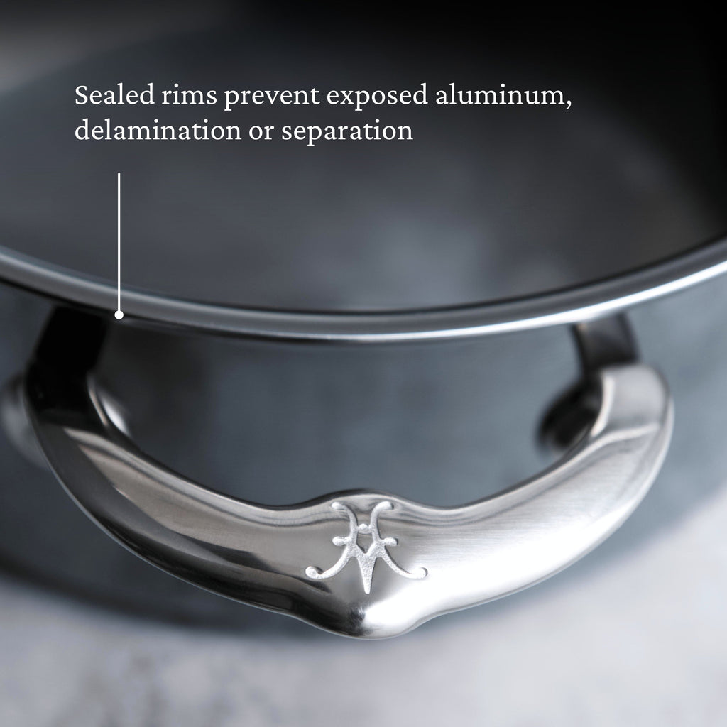 Hestan Nanobond Covered Sauté Pan w/Helper Handle