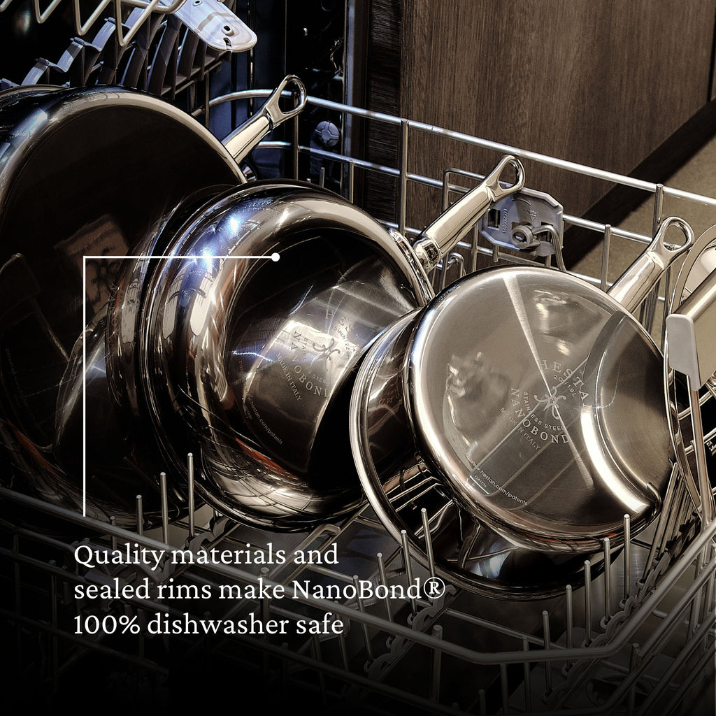 Hestan Nanobond Covered Sauté Pan w/Helper Handle