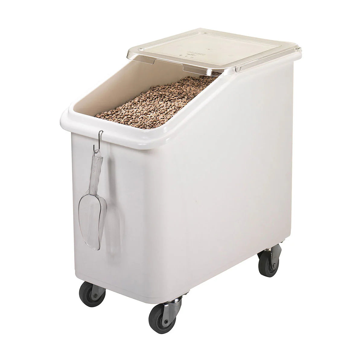 Cambro IBS27148 Slant Top Ingredient Bin w/ Hook, White, 27 gal.