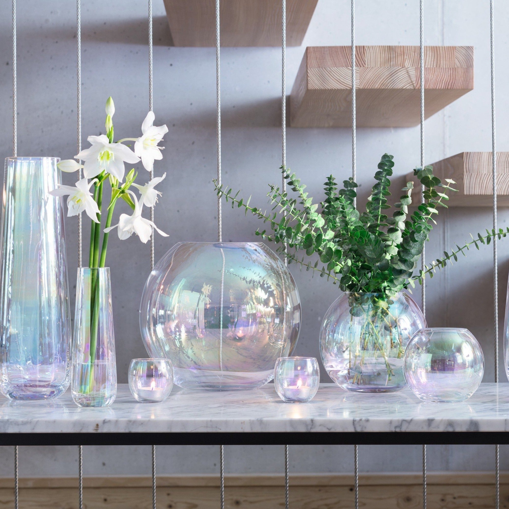 Tall Vase | Mother of Pearl | 20cm