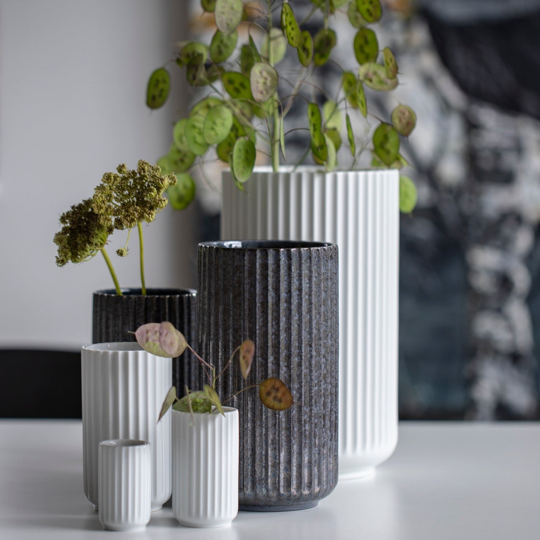 Lyngby Vase | White Porcelain | 25cm