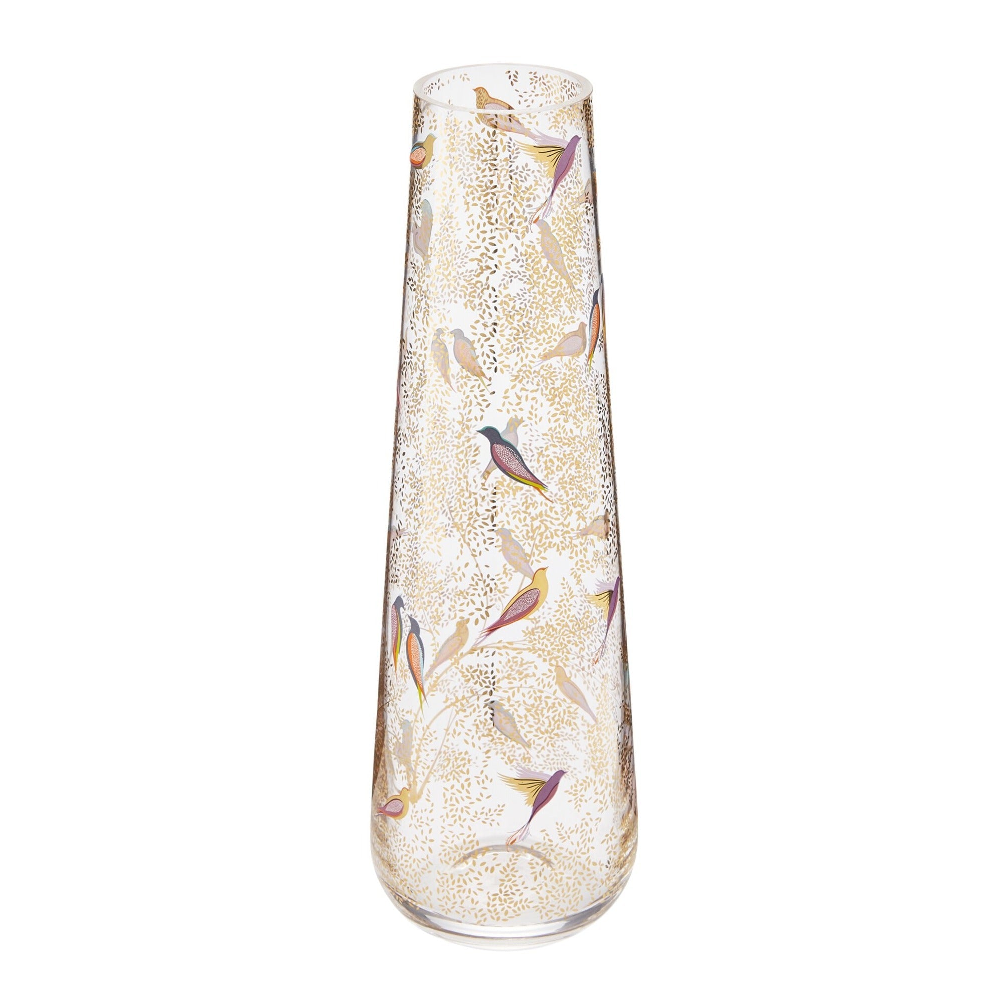 Gold Leaf Glass Vase | Chelsea Collection